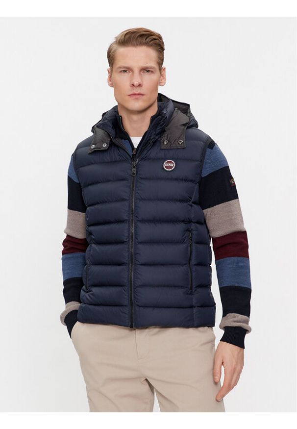 Colmar Bezrękawnik E-Concrete 1239 9WY Granatowy Regular Fit. Kolor: niebieski. Materiał: syntetyk. Długość rękawa: bez rękawów