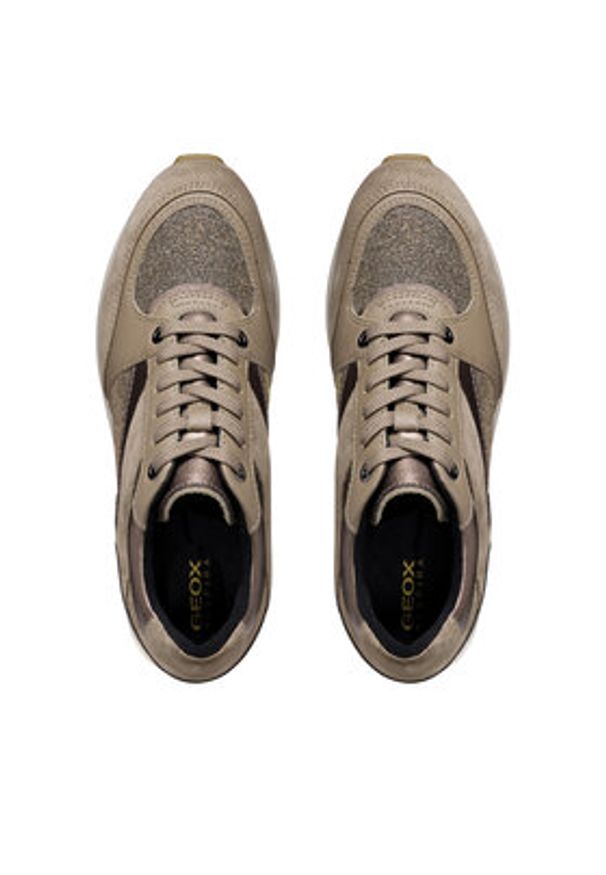 Geox Sneakersy D Zosma D368LA 0LY22 C6029 Beżowy. Kolor: beżowy. Materiał: skóra