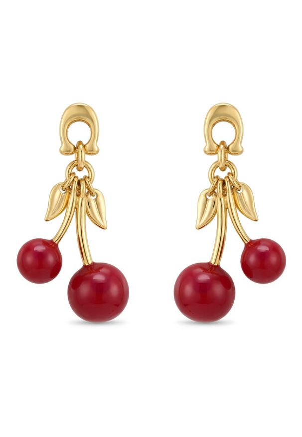 Coach Kolczyki 37571170 Złoty. Materiał: metalowe. Kolor: złoty