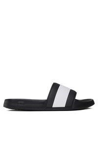 TOMMY HILFIGER - Tommy Hilfiger Klapki Rubber Th Flag Pool Slide FM0FM04236 Granatowy. Kolor: niebieski