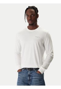 Tommy Jeans Longsleeve Chest Linear DM0DM21594 Écru Regular Fit. Materiał: bawełna. Długość rękawa: długi rękaw #1