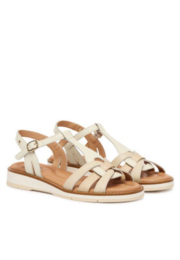 Pikolinos Sandały Roquetas W9B-0789C1 Biały. Kolor: biały. Materiał: skóra