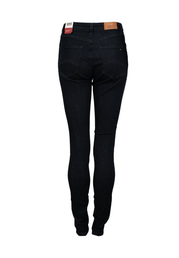 TOMMY HILFIGER - Tommy Jeans Jeansy "Santana" | DW0DW03974 | Santana | Kobieta | Granatowy. Stan: podwyższony. Kolor: niebieski. Wzór: aplikacja