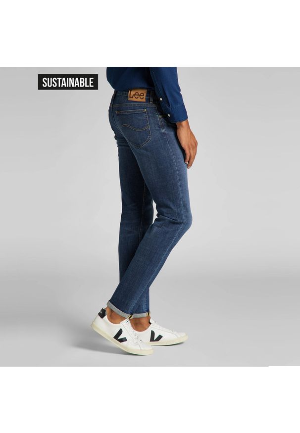 Lee - LEE RIDER MĘSKIE SPODNIE JEANSOWE DARK WOODLAND L701KNGN 112140638