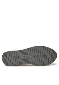 Calvin Klein Jeans Sneakersy Retro Sock Runner Mg Wmm YM0YM01152 Biały. Kolor: biały. Materiał: skóra #4