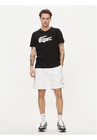 Lacoste Szorty sportowe GH9627 Biały Regular Fit. Kolor: biały. Materiał: bawełna. Styl: sportowy
