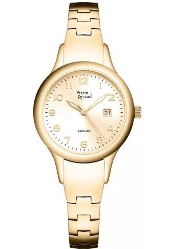 Zegarek damski Pierre Ricaud P23008.1121Q złoty. Kolor: złoty