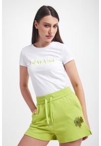 Armani Exchange - T-shirt damski ARMANI EXCHANGE. Materiał: bawełna. Wzór: nadruk #1