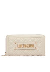 Love Moschino - LOVE MOSCHINO Portfel JC5600PP1OLA0110 Écru. Kolor: kremowy. Materiał: skóra #1