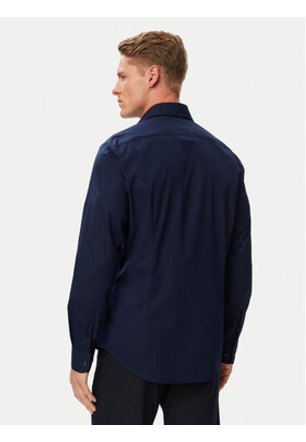 TOMMY HILFIGER - Tommy Hilfiger Koszula MW0MW43749 Granatowy Regular Fit. Kolor: niebieski. Materiał: bawełna