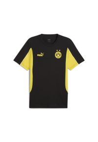 Puma - Męska koszulka Borussia Dortmund ftblARCHIVE PUMA Black Faster Yellow. Kolor: czarny, wielokolorowy, żółty. Wzór: aplikacja. Sport: piłka nożna