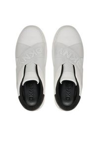 DKNY Sneakersy Jaye K4467549 Biały. Kolor: biały. Materiał: skóra