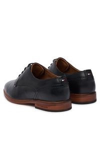 TOMMY HILFIGER - Tommy Hilfiger Półbuty Hilfiger Leather Dress Shoe FM0FM05777 Czarny. Kolor: czarny. Materiał: skóra #2