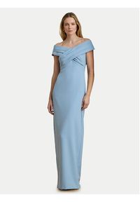 Lauren Ralph Lauren - LAUREN RALPH LAUREN Sukienka wieczorowa 253936391008 Błękitny Slim Fit. Kolor: niebieski. Materiał: syntetyk. Styl: wizytowy #2