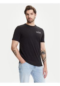 TOMMY HILFIGER - Tommy Hilfiger T-Shirt Stack MW0MW39355 Czarny Regular Fit. Kolor: czarny. Materiał: bawełna #1