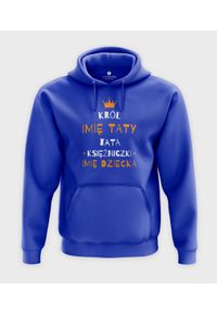 MegaKoszulki - Bluza z kapturem Król księżniczki + Personalizacja. Typ kołnierza: kaptur #1
