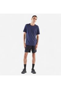 Decathlon - Koszulka do biegania męska Kiprun Run 100 Dry. Kolor: niebieski. Materiał: poliester, materiał. Sport: bieganie #2