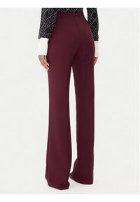 Elisabetta Franchi Spodnie materiałowe PA-030-46E2-V250 Bordowy Regular Fit. Kolor: czerwony. Materiał: syntetyk #7