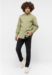 Mustang - Męska Koszula MUSTANG Iowa Oil Green 1015628 6273 #8