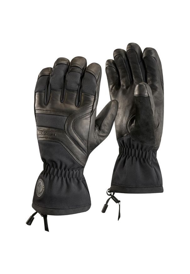 Rękawice narciarskie Black Diamond Patrol. Kolor: czarny. Materiał: skóra. Sezon: zima. Sport: narciarstwo