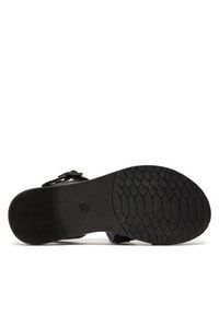 Calvin Klein Jeans Sandały Flat Sandal V3A2-80825-1688 M Czarny. Kolor: czarny. Materiał: skóra #3