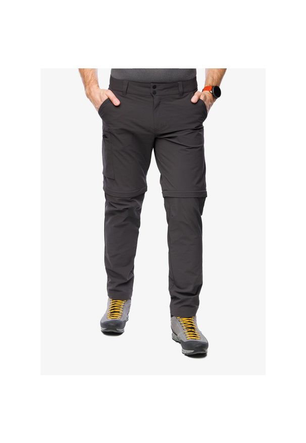 Spodnie turystyczne męskie Helly Hansen Brono Softshell Zip Off Pant. Kolor: szary. Materiał: softshell