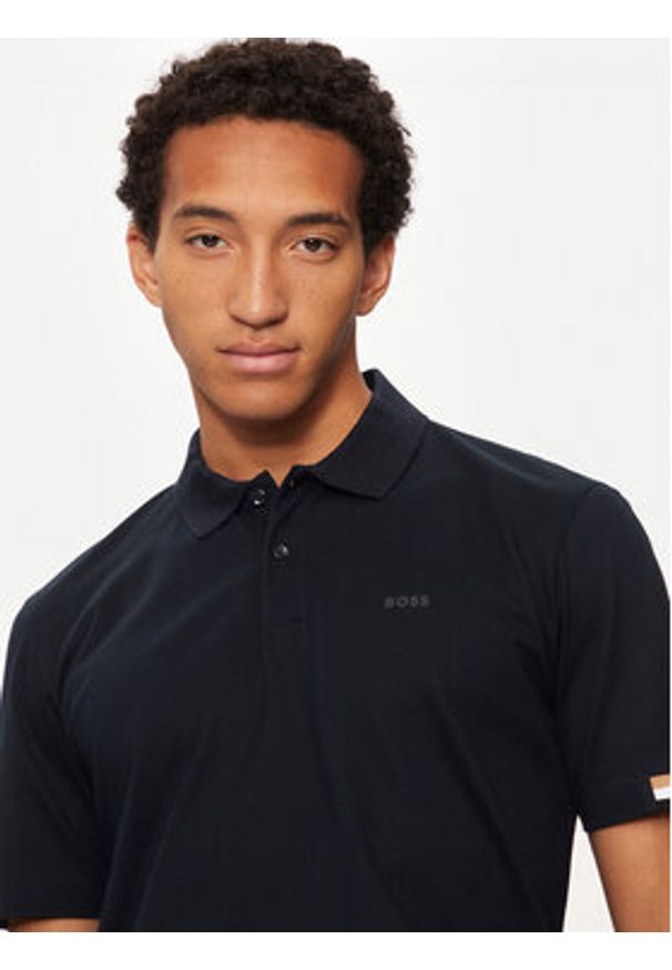 BOSS - Boss Polo Parlay 147 50467113 Granatowy Regular Fit. Typ kołnierza: polo. Kolor: niebieski. Materiał: bawełna