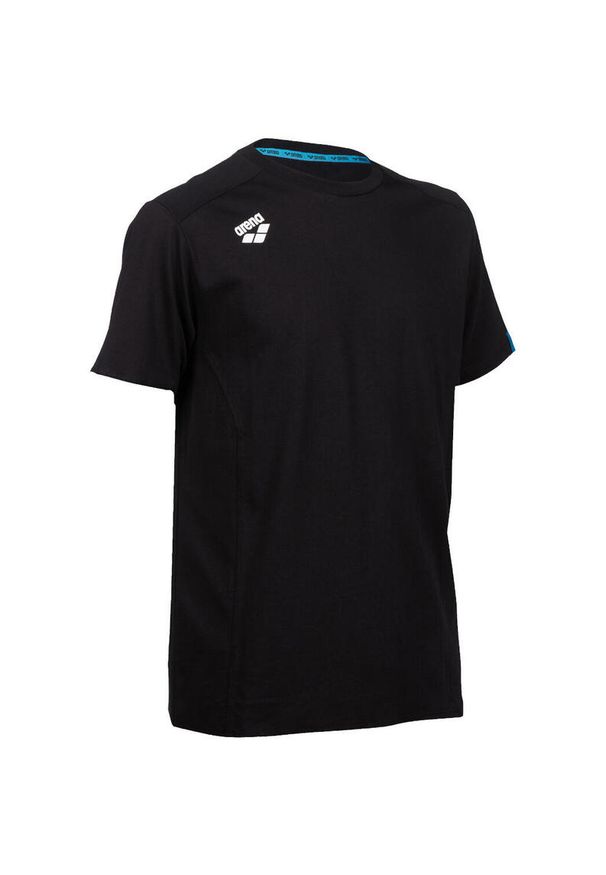 Koszulka Arena Team T-Shirt Panel. Kolor: czarny. Materiał: materiał, skóra