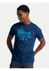 Petrol Industries T-Shirt M-1040-TSR600 Niebieski Regular Fit. Kolor: niebieski. Materiał: bawełna #1