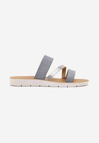 Renee - Niebieskie Klapki z Cyrkoniami Lirivine. Okazja: na co dzień, na imprezę, na plażę. Kolor: niebieski. Wzór: aplikacja. Styl: elegancki, casual #3