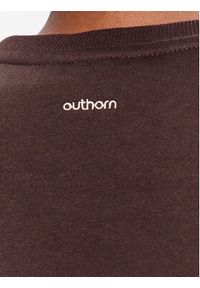 outhorn - Outhorn Bluza TSWSF283 Brązowy Oversize. Kolor: brązowy. Materiał: bawełna