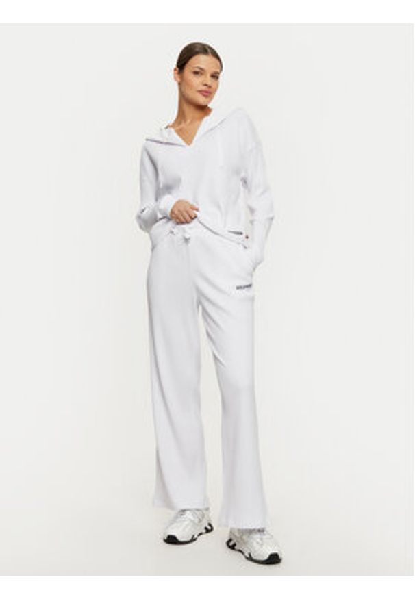 TOMMY HILFIGER - Tommy Hilfiger Bluza UW0UW05584 Biały Relaxed Fit. Kolor: biały. Materiał: bawełna, syntetyk