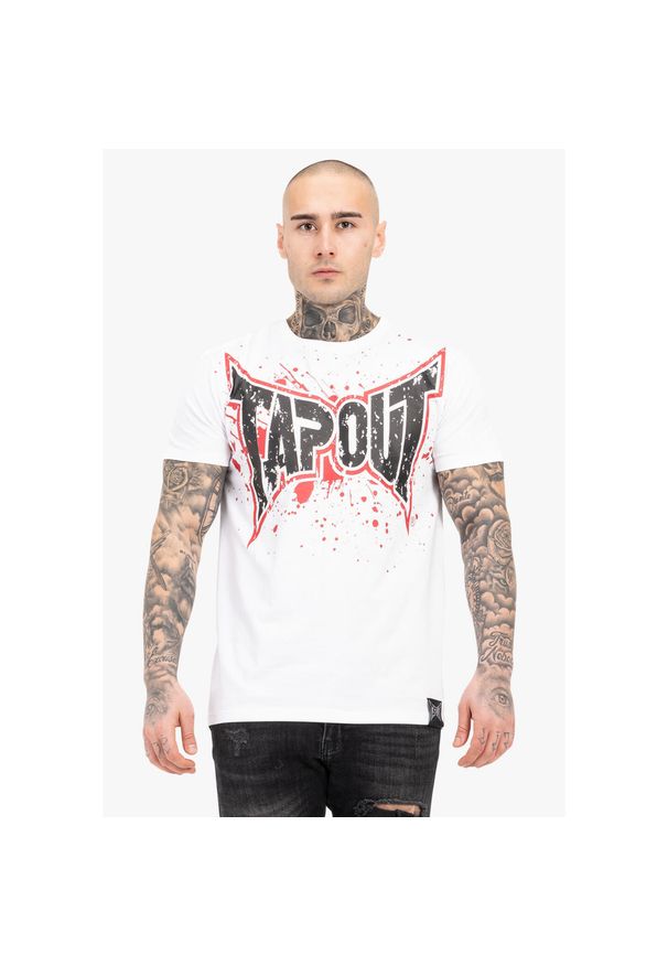 TAPOUT - Koszulka Tapout Splashing. Kolor: wielokolorowy, biały, czerwony