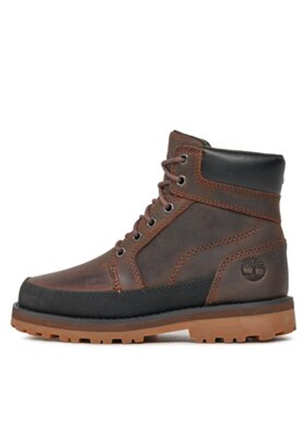 Timberland Trapery Courma Kid Boot W/ Rand TB0A5XHN9311 Brązowy. Kolor: brązowy. Materiał: skóra