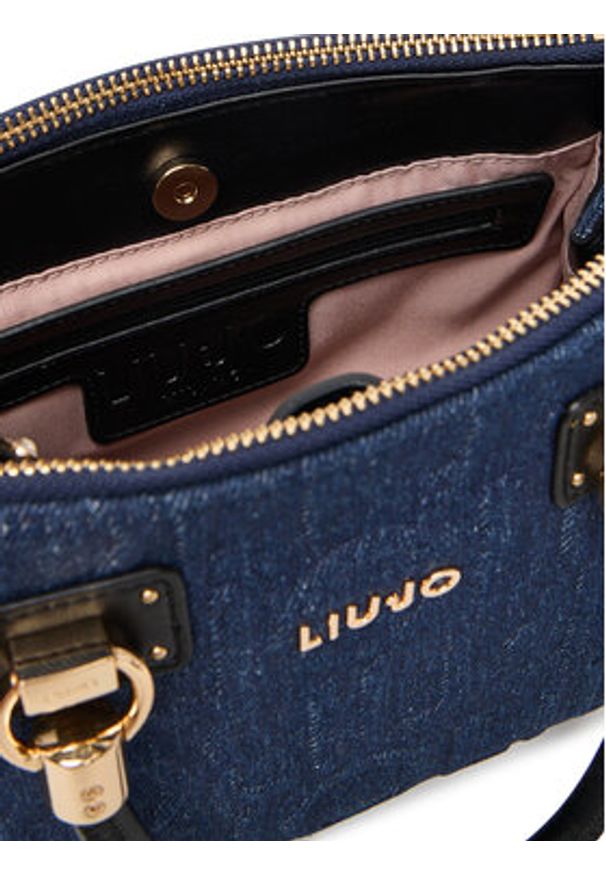 Liu Jo Torebka S Satchel AF5163 D0001 Granatowy. Kolor: niebieski