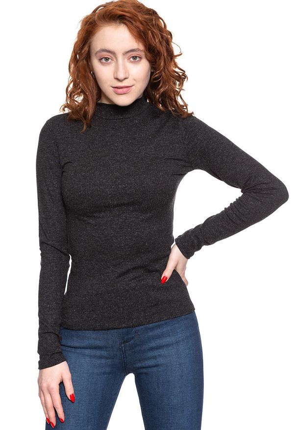 Lee - DAMSKI SWETER LEE FUNNEL NECK LS BLACK L42BWD01 112109312