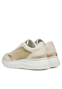 Geox Sneakersy D Plummery D55YNA 0LYBC C2L1S Złoty. Kolor: złoty. Materiał: skóra