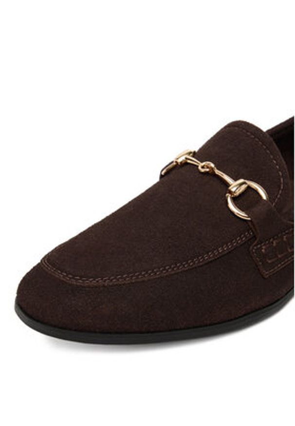 Jenny - JENNY Loafersy CEO-HY60163-9A Brązowy. Kolor: brązowy. Materiał: materiał, syntetyk