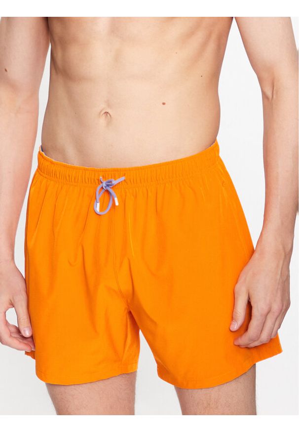 BOSS - Szorty kąpielowe Boss. Kolor: pomarańczowy