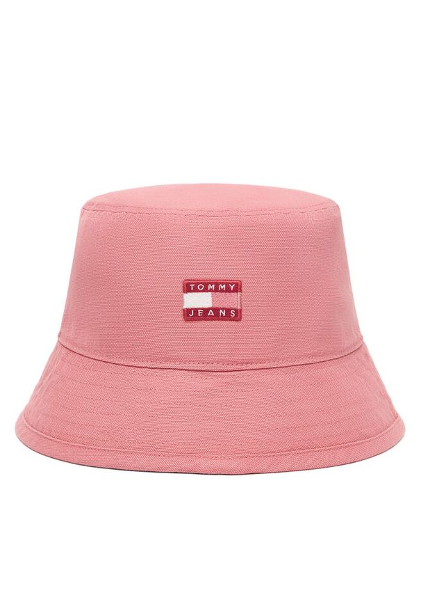 Kapelusz Tommy Jeans. Kolor: różowy