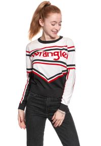 Wrangler - DAMSKI SWETER WRANGLER CHEER KNIT EGRET OFF WHITE W8112PWIO 112132230