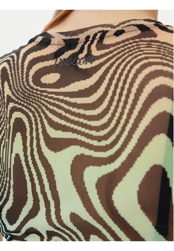 Volcom T-Shirt Filip Rygalski B0112506 Kolorowy Slim Fit. Materiał: syntetyk. Wzór: kolorowy