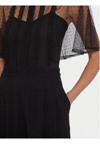TwinSet - TWINSET Kombinezon 252TT2340 Czarny Wide Leg. Kolor: czarny. Materiał: wiskoza, syntetyk #3