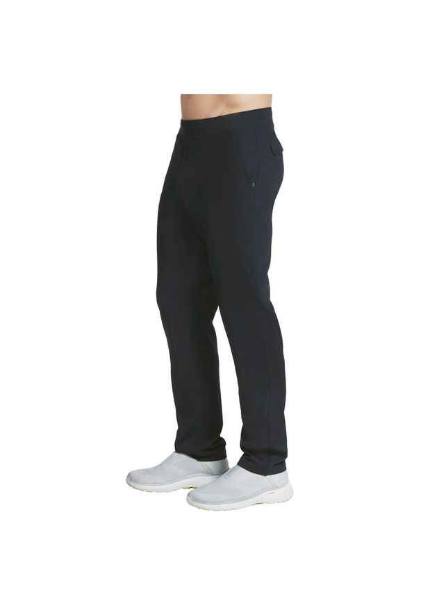 skechers - Spodnie sportowe męskie Slip-Ins Pant Recharge Classic. Kolor: czarny. Materiał: elastan, nylon. Długość: długie