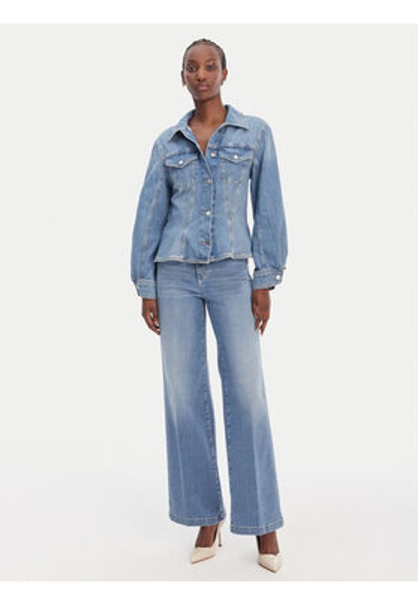 Liu Jo Jeansy UA6160 D0264 Niebieski Flare Fit. Kolor: niebieski