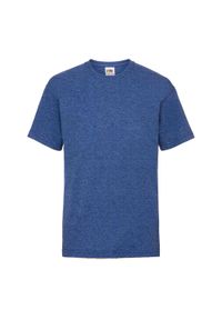 FRUIT OF THE LOOM - Koszulka Dziecięca Valueweight Polycotton T-shirt. Kolor: niebieski