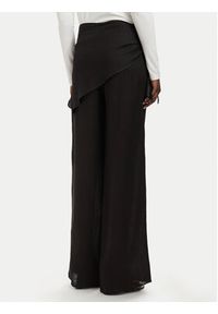 Marella Spodnie materiałowe Solista 2613131114 Czarny Relaxed Fit. Kolor: czarny. Materiał: len #7