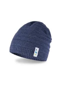 Wiosenna czapka chłopięca PaMaMi - Granatowy. Kolor: niebieski. Materiał: elastan, bawełna. Sezon: wiosna #1