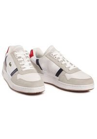 Lacoste Sneakersy T-Clip 0120 2 Sma 7-40SMA0048407 Biały. Kolor: biały. Materiał: skóra