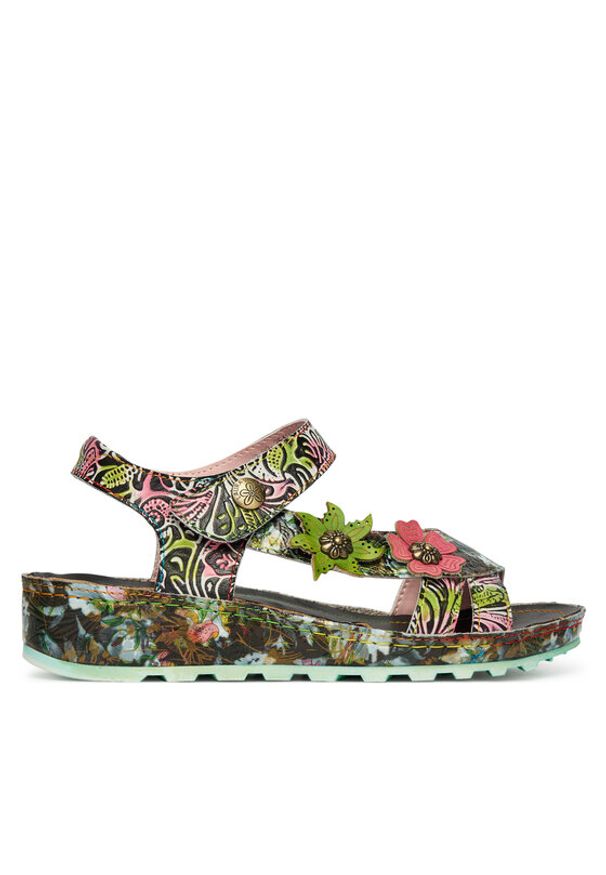 Laura Vita Sandały Brcyano 02 Czarny. Kolor: czarny. Materiał: skóra